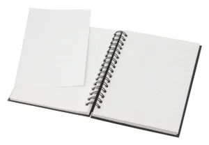 Carnet de notes publicitaire - Cedrus A6 | Noir