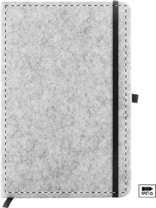 Carnet de notes personnalisé en feutrine RPET - Refelt Note A5
