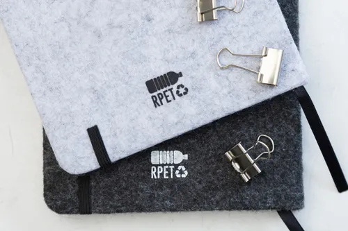 Carnet de notes personnalisé en feutrine RPET - Refelt Note A5