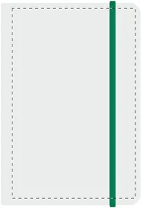 Carnet de notes personnalisé - Pendula A5 | Vert / Blanc