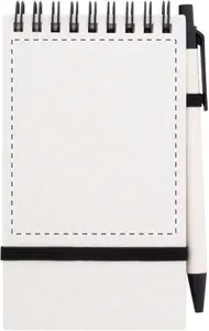 Carnet de notes publicitaire en carton de pack de lait - Relact Jot | Noir