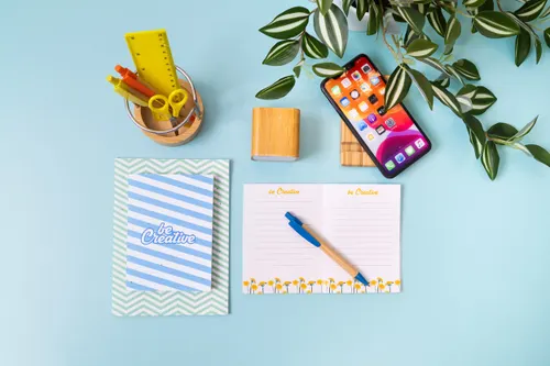 Carnet de notes personnalisé en papier ensemencé - CreaNote Plus A5 Seed