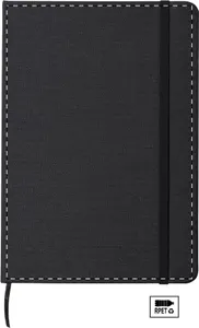 Carnet de notes publicitaire en rpet - Baccata | Noir