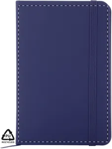Carnet de notes publicitaire en rpu - Repuk Line A6 | Bleu Foncé