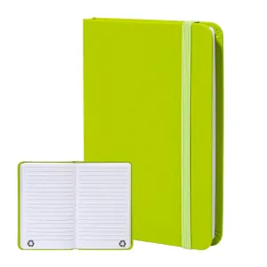 Carnet de notes publicitaire en rpu - Repuk Line A6 | Vert Citron