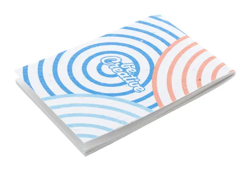 Carnet de notes publicitaire personnalisé en papier ensemencé - CreaNote Mini Seed