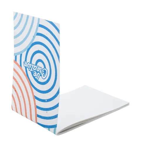 Carnet de notes publicitaire personnalisé en papier ensemencé - CreaNote Mini Seed