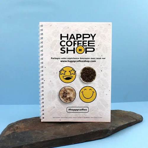 Carnet graines écriture A5