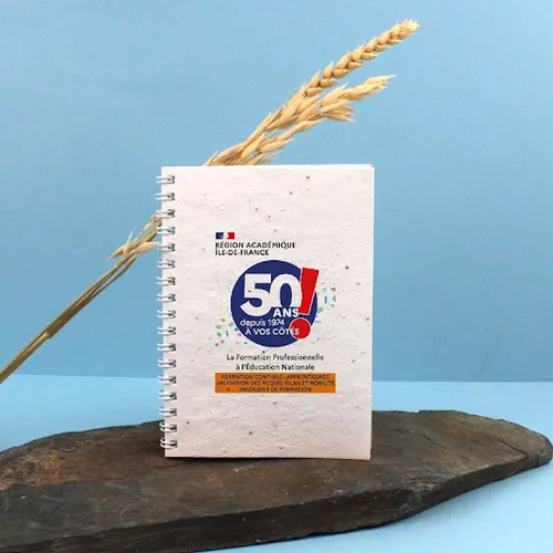 Carnet graines écriture A6