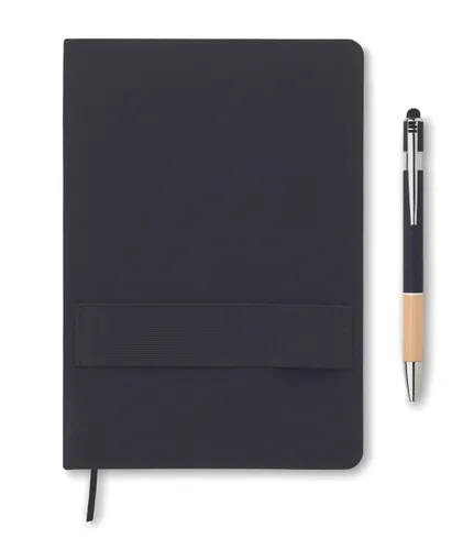 Carnet RPET A5 avec stylo - Nota