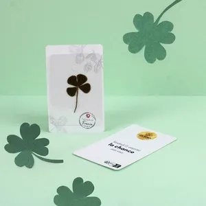 Carte Trèfle 4 feuilles