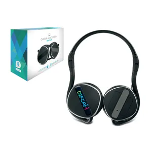 Casque audio stereo BT sans fil pliable personnalisé