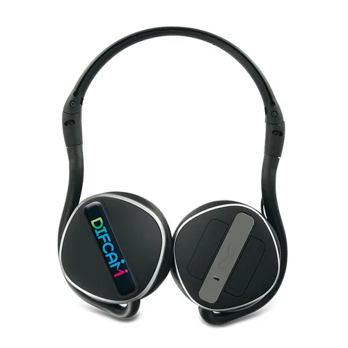 Casque audio stereo BT sans fil pliable personnalisé