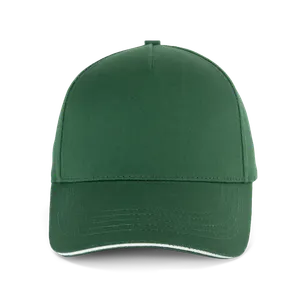 Casquette 5 panneaux avec sandwich - K-up Gold Label - K-up | Cedar Green / White