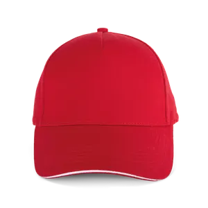 Casquette 5 panneaux avec sandwich - K-up Gold Label - K-up | Classic Red / White
