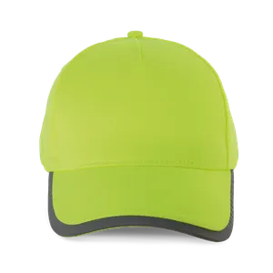 Casquette 5 panneaux en polyester - K-up | Fluorescent Yellow