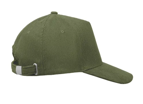 Casquette 5 pans en velours - Wale
