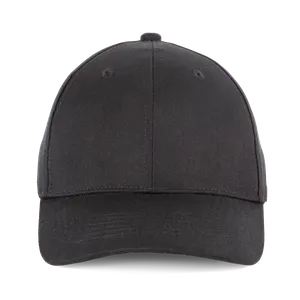 Casquette 6 panneaux en coton recyclé - K-up | Black Night