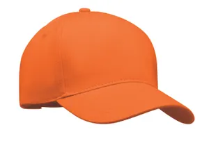 Casquette à 5 pans personnalisable - Singa | Orange