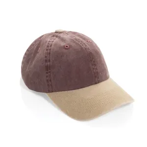 Casquette à 6 panneaux en coton sergé bicolore BEAU AWARE™ - XD Xclusive | Maroon