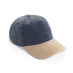 Casquette à 6 panneaux en coton sergé bicolore BEAU AWARE™ - XD Xclusive | Bleu marine