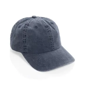 Casquette à 6 panneaux en coton sergé délavée BEAU AWARE™ - XD Xclusive | Bleu marine