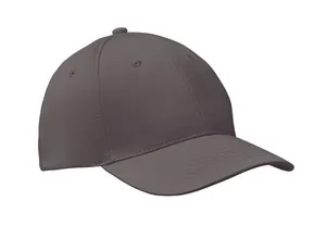 Casquette baseball 6 pans personnalisable - Basie | Gris Pierre