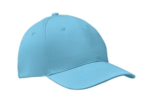 Casquette baseball 6 pans personnalisable - Basie | Bleu Bébé