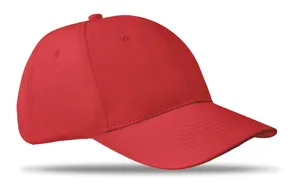 Casquette baseball 6 pans personnalisable - Basie | Red