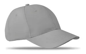 Casquette baseball 6 pans personnalisable - Basie | Grey