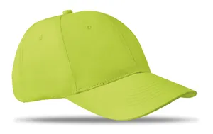 Casquette baseball 6 pans personnalisable - Basie | Lime