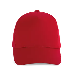 Casquette coton - 5 panneaux - K-up | Cherry Red