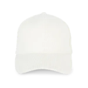 Casquette écoresponsable personnalisée en velours côtelé 6 panneaux unisexe - Native Spirit | Ivory