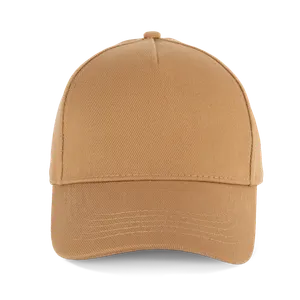 Casquette en coton bio 5 panneaux - K-up Gold Label - K-up | Honey Brown