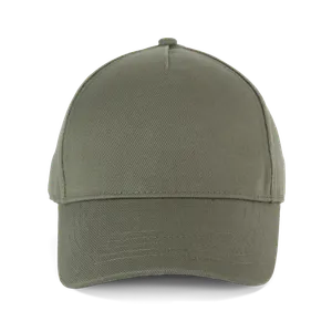 Casquette en coton bio 5 panneaux - K-up Gold Label - K-up | Pale Khaki