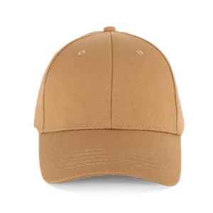 Casquette en coton bio 6 panneaux - K-up Gold Label - K-up | Honey Brown