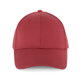 Casquette en coton bio 6 panneaux - K-up Gold Label - K-up | Terracotta Red