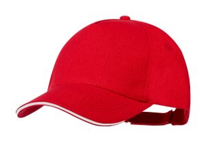 Casquette publicitaire en rpet - Sandrok | Rouge