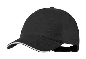 Casquette publicitaire en rpet - Sandrok | Noir