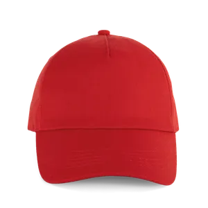 Casquette en toile de coton 5 panneaux - K-up Gold Label - K-up | Crimson Red