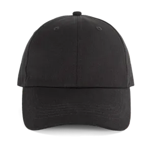 Casquette en toile de coton 6 panneaux - K-up Gold Label - K-up | Black