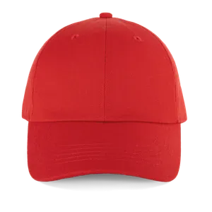 Casquette en toile de coton 6 panneaux - K-up Gold Label - K-up | Crimson Red