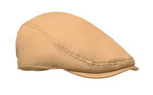 Casquette newsboy 235 g/m² - Flat Peak | Kaki