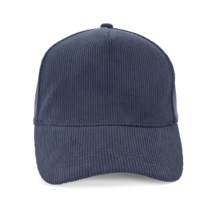Casquette personnalisée 5 panneaux en velours - K-up | Minorca Navy