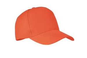 Casquette RPET à 5 pans personnalisable - Senga | Orange