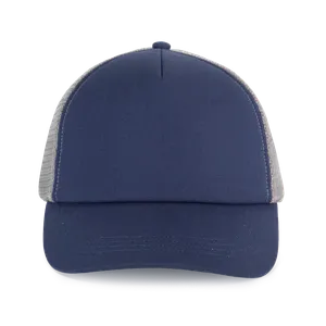 Casquette trucker 5 panneaux en coton canvas - K-up Gold Label - K-up | Mood Indigo / Frost Grey