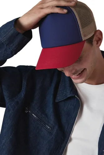 Casquette trucker 5 panneaux en coton canvas - K-up Gold Label - K-up