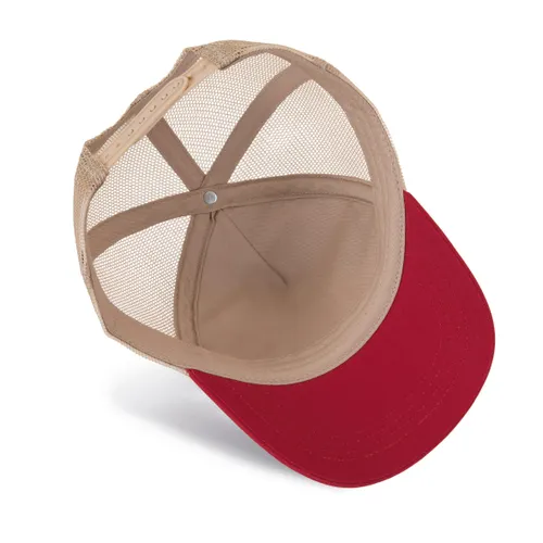 Casquette trucker 5 panneaux en coton canvas - K-up Gold Label - K-up