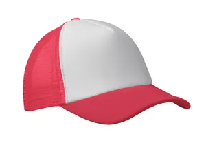 Casquette trucker avec filet - Bubble | Blanc/Rouge