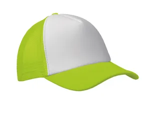 Casquette trucker avec filet - Bubble | Blanc/Jaune Néon